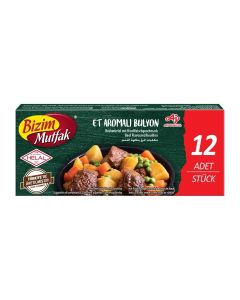 Bizim Mutfak Beef Flavoured Bouillon 12x10g