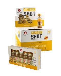 Ginger Shot With Lemon And Honey 30ml ( Pack Of 16 + pack of 6 )