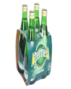 Perrier Carbonated Water (Sparkling Water) 330ml (Pack of 4)