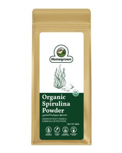 Homegrown Organic Spirulina Powder – Nutrient-Dense Superfood for Energy & Wellness 200 gram