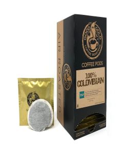 100% COLOMBIAN COFFEE PODS - Good As Gold Coffee - (1 Box / 18 Coffee Pods)