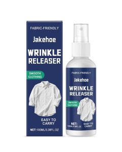 Wrinkle Releaser 100ml, Anti-Wrinkle Fabric Spray, Static Eliminator, Ironing Aid Ideal For Dorms, Homes, Travel, Beach Vacations