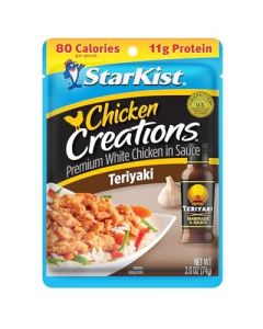StarKist Chicken Creations Teriyaki Pouch 26 oz 1 Pack Fully Cooked High Protein White Meat No Draining Ready to Eat for Salad and Sandwiches