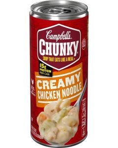 Campbell's Chunky Soup, Creamy Chicken Noodle Soup, 18.8 Oz Can