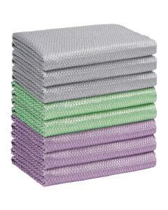 HOMEXCEL Microfiber Glass Cleaning Cloths8PK Lint Free Window Cleaning Cloth Glasses Mirrors Screens Stainless Steel Premium Microfiber Wipes for Cleaning Glass and Window Cleaner30 x 30 cm