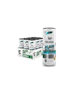 CELSIUS PLAYA VIBE Sparkling Pina Colada Sugar Free Energy Drink 12 Fl Oz Pack of 12