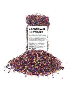 Cornflower Fireworks Petals - Edible Flower Sprinkles