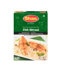 Shan Fish Biryani Recipe And Masala Mix Powder For Spicy Fish Pilaf- 50gms