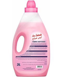 Ace Sabaah Fabric Softener Pink 3 Liters – Luxurious Softness with Long-Lasting Floral Freshness