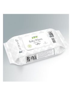 Nateen Baby Wipes,80s x 1 Pack (80 Wipes), Wipes of 99% water for Baby,Multi Purpose Cleaning Baby Wet Wipes With Aloe Vera Extract for Sensitive Skin.