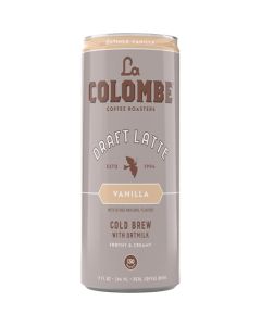 La Colombe Vanilla Draft Latte with Oatmilk 9 Fl Oz 4 Pack 100 Arabica Brazilian Cold Brew Coffee with NitrousInfused Oatmilk DairyFree Vegan Latte 120mg Natural Caffeine