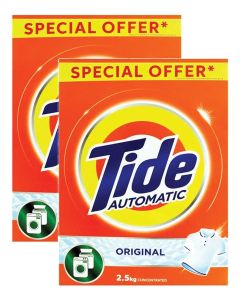 Tide Automatic Detergent Powder 2.5Kg pack of 2Pcs
