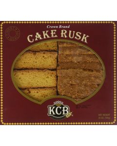KCB Crown Cake Rusk - Crisp Sweet Biscuit, 25 Ounce