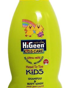 HiGeen Kids Shampoo & Body Wash 500ml - Tutti Fruity (Bitty & Mitty) / Gentle, Tear-Free Formula