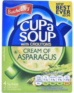 Batchelors Cup A Soup with Croutons Cream of Asparagus - 117 g