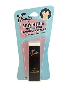 Janie Dry Stick Spot Cleaner 4 oz Portable Instant Stain Remover Stick for Clothes Magic Eraser Pen for Laundry Travel and OntheGo Stain Removal Compact Safe and Easy to Use