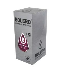 Bolero Advanced Hydration Drink Packets Classic Sachets, Sugar-Free Water Flavoring Packets, Calorie-Free Powder Drink pomegranate 12 sachets