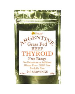 Beef Thyroid Powder Grass Fed Finished Argentine 42oz