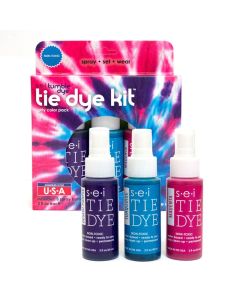 SEI Girly Tie Dye Kit 3 Pack PreMixed Spray Tie Dye Kit EasytoUse NonToxic Fabric Dye in Desert Purple Turquoise and Magenta