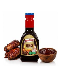 Barbecue Sauce 510ml Squeezy Bottle - Smoky BBQ Sauce for Burgers, Sandwiches, Grilled Foods and Snacks - Dip and Cooking Sauce