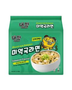 Daebak Miyeok Guk Ramyeon Sea Weed Flavor Instant Noodles- 5X105gms