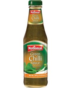 National Green Chilli Sauce 300g, Multicolor