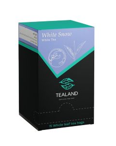 15 Sachet Box White Snow Malty & Rich 100% Natural Ingredients Antioxidants Rich Helps Destress Soothing & Calming Tisane