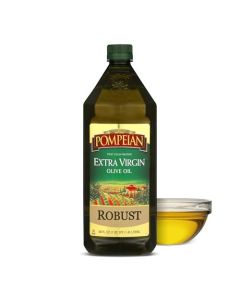 Pompeian Robust Extra Virgin Olive Oil Contains Polyphenols First Cold Pressed 48 Fl Oz