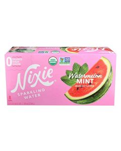 Nixie Organic Watermelon Mint Sparkling Water 8 Pack 12 FZ