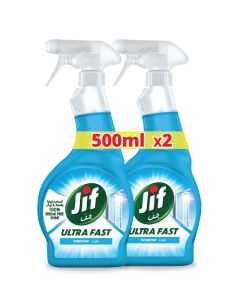 Ultra Fast Glass Cleaner Spray Window 500ml Pack Of 2