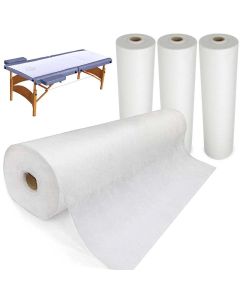 Karlash Disposable Non Woven Bed Sheet Roll Massage table paper roll 30gms Thick Pack of 4