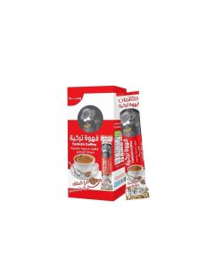 Premium Instant Turkish Coffee No Cardamom 7g Single Sachet by Mohammad Al Samman Rich Aroma Quick Brew
