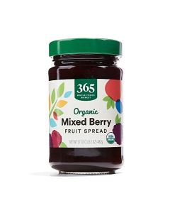 365 by Whole Foods Market Organic Mixed Berry Fruit Spread 17 Ounce