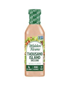 Walden Farms Thousand Island Dressing CalorieFree GlutenFree Low Carb KetoFriendly SugarFree DairyFree Creamy Thousand Island Flavor 12 oz Bottle