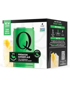 Q Mixers Ginger Ale 75 Fluid Ounces 4 Pack