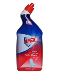 Apex Toilet Cleaner 750ml Disinfectant Deep Clean Toilet Bowl Cleaner Removes Tough Stains and Germs 750 ML
