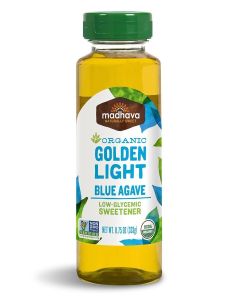 Madhava Organic, Agave Nectar - Light, 11.75-Ounce Squeeze Bottles (Pack of 12)