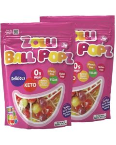 Zollipops The Clean Teeth Pops Gabbys Dollhouse Anti Cavity Lollipops Ball Popz 104 oz Pack of 2