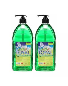 Loyal Lemon And Forest Pine Fragranced Liquid Dishwashing Gel- 2X2Ltr
