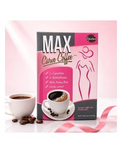 MAX Curve Coffee++ 3 In 1 Style Instant Coffee Mix Powder With L-Carnitine & L-Glutathione