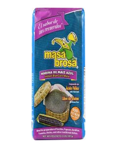 Masabrosa Blue Corn Masa Flour Harina Azul Premium Quality 100% natural Gluten free 2 pounds