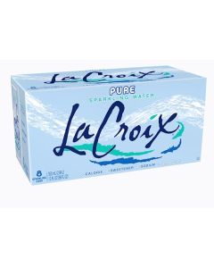 LaCroix Sparkling Water Pure 12 Fl Oz pack of 8