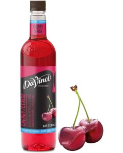 DaVinci Gourmet Sugar-Free Cherry Syrup, 25.4 Fl Oz (750 mL)