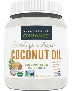 Viva Naturals Organic Extra Virgin Coconut Oil - 54 Oz