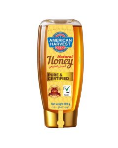 American Harvest Pure & Natural Honey Down Squeeze, 500 Gm / Dairy, Nut, Gluten-Free
