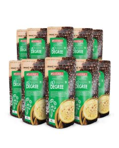 Bayar's Coffee 80 Degree Filter Coffee Powder 200g / Bold South Indian Blend with 80% Coffee & 20% Chicory /Strong Decoction & Rich Aroma / Freshly Roasted & Ground for Every Cup - Pack of 10