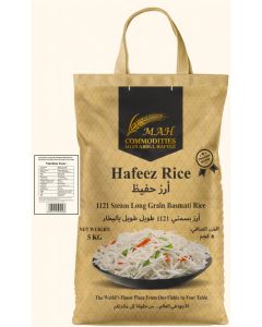 Hafeez Rice Premium 1121 Steam Long Grain Basmati Rice, 5kg
