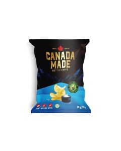 Canada Made Healthy Snacks - 100% Avocado Oil Kettle Cooked Potato Chips - Sea Salt Flavor, Vegan, Gluten Free, Nut Free Healthy Chips - Made in Canada Snacks - 40g Bag