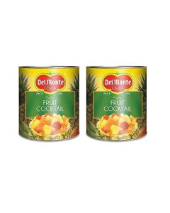 Fiesta Fruit Cocktail, 439g / Canned Fruits/ Bite Sized Fruits / Mixed Fruits / Pineapple / Papaya / Coco / Cherries pack of 2