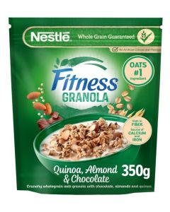 Fitness Granola Cereal Bag in Quinoa, Almond & Chocolate (350g)